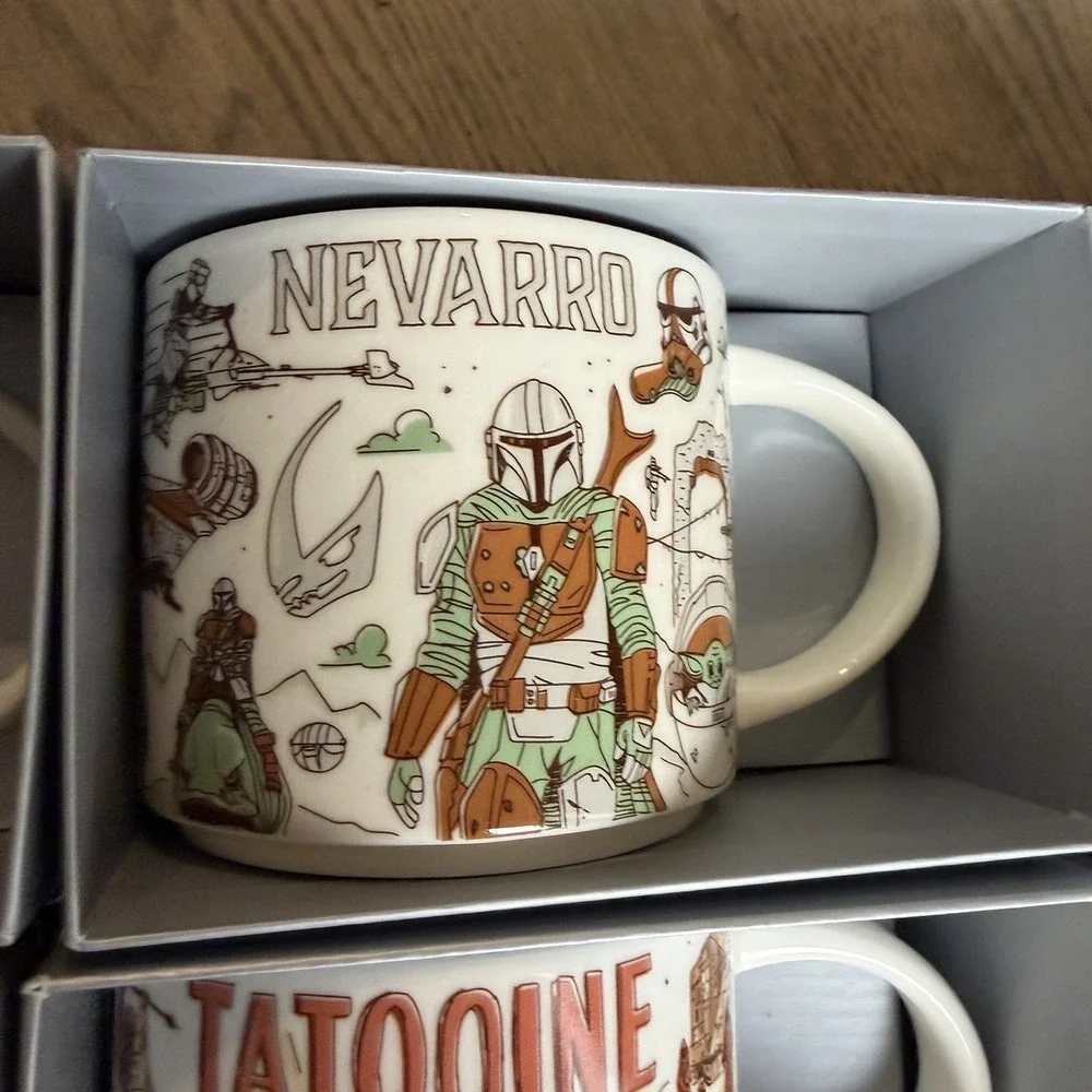 Star Wars Starbucks Disney Been There Series Mug Set of 9 Dead Stock New in Box